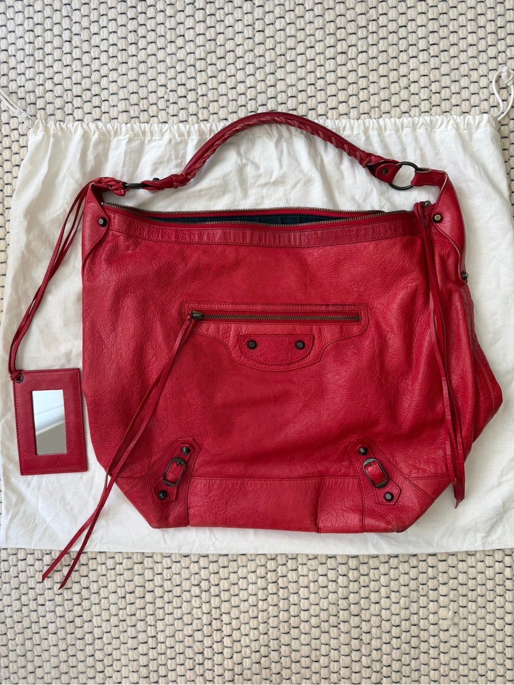 Balenciaga City Day Bag Red